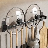 CulinaRail Wall Organiser – Multifunctional Kitchen Storage Rack | Space-Saving Utensil & Lid Holder