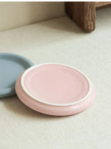Pasteléa Ceramic Serving Plate – Modern Round Breakfast & Dessert Plate | Elegant Macaron Colour Tableware
