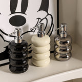 Celestique Ceramic Soap Dispenser – Luxury Liquid Soap Pump | Modern Bathroom & Kitchen Accessory