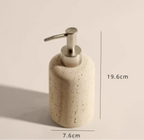 StoneAura Natural Stone Bathroom Accessory – Premium Sandstone Bathroom Décor | Elegant Eco-Friendly Bathroom Essential