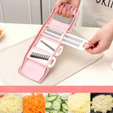 PrepGlide Multi-Cut Slicer – Handheld Vegetable & Fruit Cutter | Stainless Steel Kitchen Prep Tool