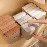 ClosetNest Foldable Clothing Organizer – Wardrobe Storage Organizer | Maximize Closet Space | Reinforced Fabric Storage Bin