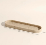 StoneAura Natural Stone Bathroom Accessory – Premium Sandstone Bathroom Décor | Elegant Eco-Friendly Bathroom Essential