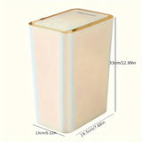 PureVault Compact Waste Bin – 10L Odour-Sealing Press Lid Bin | Modern Space-Saving Design