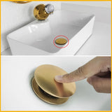 PureSeal Brass Basin Waste Kit – Luxury Pop-Up Drain & Anti-Odour Trap | Premium Bathroom Sink Drain Set