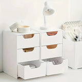 TidyTier 3-Drawer Desktop Organiser – Stack-Style Storage Unit | Compact Multi-Level Organisation | Portable Reusable Storage Box
