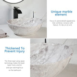 Veloura Oval Countertop Basin – Gloss Ceramic Vessel Sink | Modern Luxury Bathroom Wash Basin