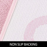 RoséMuse Tufted Statement Rug – Pink Slogan Bathroom Mat | Soft Non-Slip Modern Home Décor