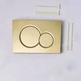 Aurelium Luxe Gold Dual Flush Wall Plate – Concealed Cistern Control Panel | Modern Water-Saving Bathroom Upgrade
