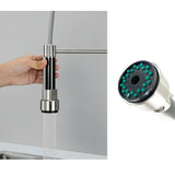 AquaFlow 360 Kitchen Tap Aerator – Swivel Faucet Attachment with Stop Button | Water-Saving Sink Sprayer
