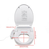 Veloura ThermoWash Elite Bidet Seat – Heated Smart Toilet Seat with Warm Water Cleansing, Air Dryer & Self-Sanitising Nozzles | Luxury Bathroom Upgrade