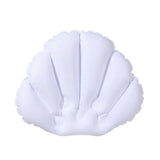 Auralux AquaLuxe Inflatable Spa Bath Pillow with Neck & Shoulder Support – Soft Terry Cloth Ergonomic Bathtub Cushion with Suction Cups | Portable Home Spa Comfort Accessory
