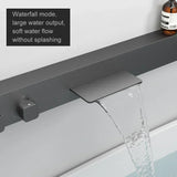 TitanSpa LuxeRail Shower System – Thermostatic Rainfall Shower Set | Gun Grey Wall-Mounted Spa Mixer