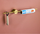 FlexRail Swing Arm Towel Holder – Aluminium Wall-Mounted Rail with Hook | Space-Saving Modern Bathroom Storage