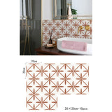 Terravelle Boho Tile Decals – Self-Adhesive Mediterranean Vinyl Stickers | Decorative Wall & Floor Panels