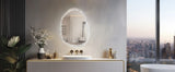 LumiAura Frameless LED Mirror – Dimmable Anti-Fog Bathroom Vanity Mirror | Touch Sensor Backlit Design