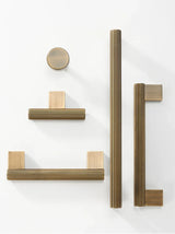 Valmere Brass T-Bar Cabinet Handles – Antique Brass Furniture Pulls | Luxury Modern Hardware