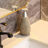 MaisonCeré Heritage Soap Dispenser – Vintage Ceramic Refillable Pump Bottle for Bathroom & Kitchen