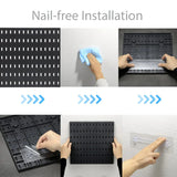 FlexiBoFlexiBoard Modular Pegboard Storage System – 4-Piece Wall Organiser Set | Adjustable Workspace & Craft Storage Solutionrd 4-Piece Wall Pegboard Organizer Set – 22" x 22" | Adjustable & DIY with Accessories