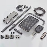 Lumispa ThermoFusion LED Shower System – Luxury Rainfall Shower Panel with Digital Temperature Display & Bath Mixer