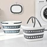 FlexStore Foldable Laundry Basket – 16L Collapsible Storage Tub | Space-Saving Multi-Purpose Carrier