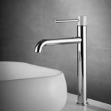 ObsidianVale Mono Basin Tap – Matte Black Bathroom Mixer | Solid Brass Contemporary Vanity Faucet