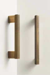 Valmere Brass T-Bar Cabinet Handles – Antique Brass Furniture Pulls | Luxury Modern Hardware
