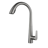 LustraGold Kitchen Faucet – Brushed Gold Sink Mixer | Hot and Cold Water Control | Modern Faucet with Ceramic Cartridge