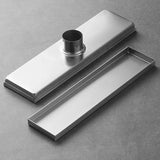 FlowCore Square Shower Drain – Brushed 304 Stainless Steel Floor Waste | Anti-Odour Bathroom Drain Cover