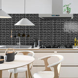 MarbleVogue Peel & Stick Tiles – Black & White Marble Wall Decals | Waterproof PVC Home Upgrade Stickers