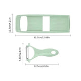 PrepGlide Multi-Cut Slicer – Handheld Vegetable & Fruit Cutter | Stainless Steel Kitchen Prep Tool