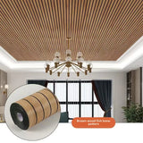Elevéa 3D PVC Wall Panels – Waterproof Peel & Stick Slat Panels | Modern Decorative Wall Covering