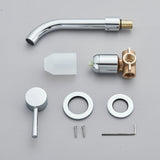 Aureva LuxaWall Elite – Brushed Gold Concealed Wall-Mount Bathroom Faucet