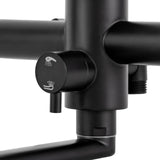 FlowMaster Wall-Mounted Kitchen Tap – Stainless Steel Mixer Faucet | Pull-Out Side Sprayer & 360° Swivel