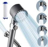AquaVel PureFlow Filter Shower Head – High-Pressure Handheld Shower with 3 Spray Modes & Advanced Water Filtration