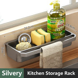 SinkMate Kitchen Sink Organiser – ABS Sponge & Draining Rack | Compact Countertop Storage Solution
