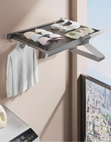 AeroFold Wall Storage Rack – Foldable Aluminium Coat & Towel Organiser | Modern Space-Saving Wall Hook