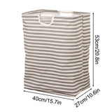 NaturaFold Cotton Laundry Basket – Waterproof Foldable Storage Hamper | Compact Eco-Friendly Organiser