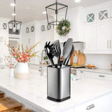 EdgeVault Stainless Steel Knife Holder – Universal Kitchen Knife Block | Hygienic Blade Storage Stand
