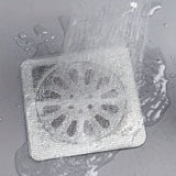 FlowGuard Disposable Drain Hair Catchers – Self-Adhesive Mesh Drain Protectors | Easy No-Clog Sink & Shower Covers
