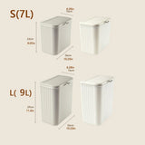 FormaWall Compact Waste Bin – Wall-Mounted Bathroom & Kitchen Bin | Multi-Function Storage Design