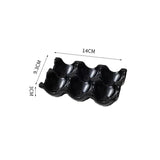 Céravie Ceramic Egg Storage Tray – Modern Refrigerator Egg Holder | Elegant Kitchen Organisation