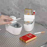 AeroVault Wall Ash Holder – Compact Bathroom & Office Ashtray | Modern Space-Saving Smoke Bin