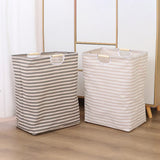 NaturaFold Cotton Laundry Basket – Waterproof Foldable Storage Hamper | Compact Eco-Friendly Organiser