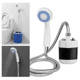 AquaTrek Rechargeable Camping Shower – Portable 3.7V Electric Pump | 4.9 ft Hose | Outdoor Travel & Pet Washing Shower
