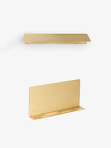 Elvoria Nurlin Luxury Solid Brass Wall Shelf – Premium Hand-Finished Storage & Display Rack | Kitchen, Bathroom & Living Room Organiser with Custom Fit Design