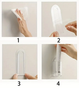 AeroDock SonicHold Toothbrush Holder – Drill-Free Wall Mount Organiser for Electric Toothbrushes & Modern Bathrooms