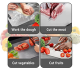 TitanEdge Reversible Cutting Board – 316 Stainless Steel Chopping Surface with Titanium Finish | Hygienic Kitchen Prep Board