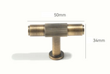 Château Verne Brass Cabinet Handles – Vintage European Furniture Pulls | Luxury Bronze Hardware