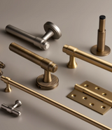 Château Noir Brass T-Bar Handles – French-Inspired Luxury Cabinet Hardware | Solid Brass Furniture Pulls